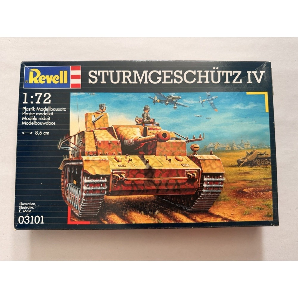 Revell 1:72 Sturmgeschütz IV (Kit #03101) Vintage Model Kit – Open Box